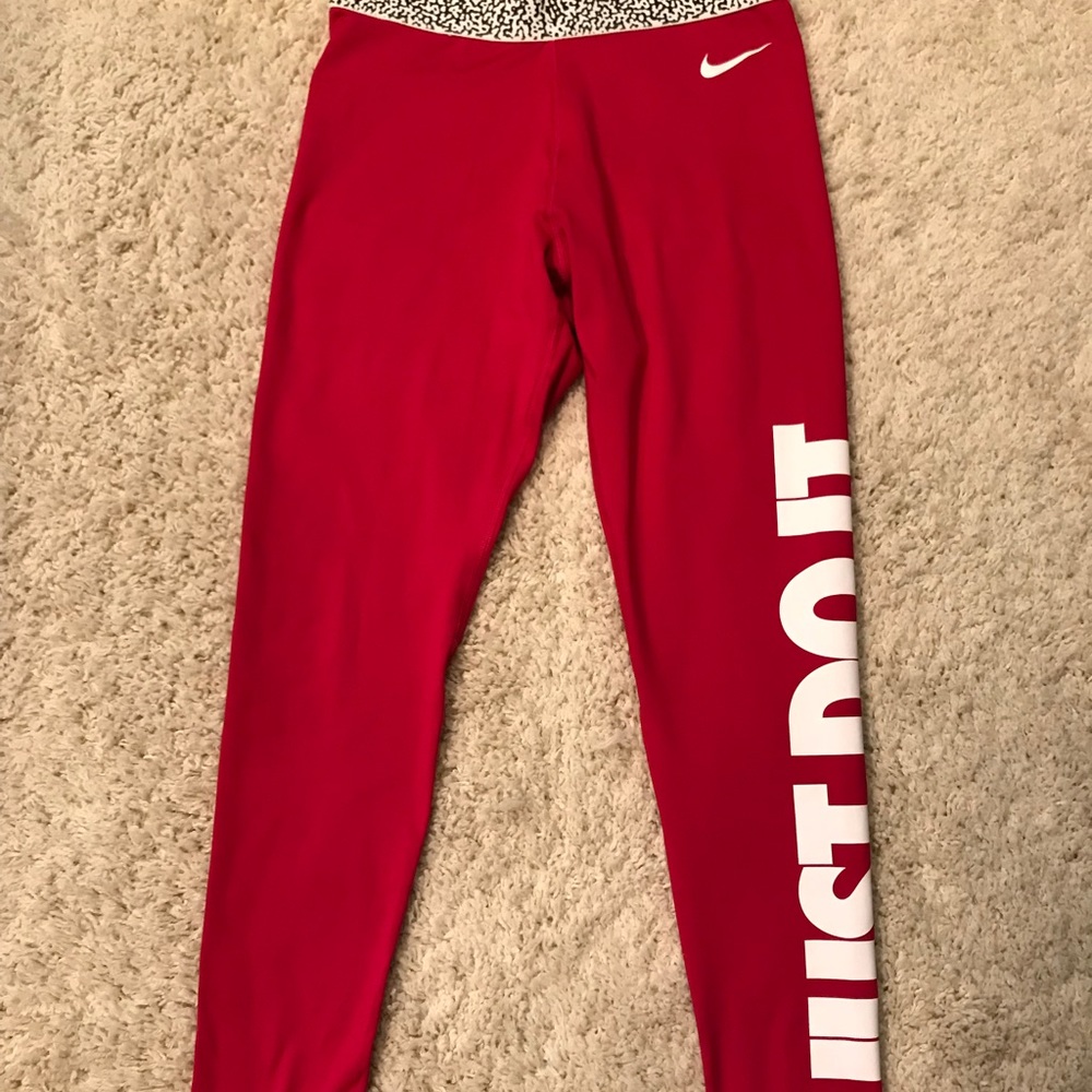 Nike Pro Dri Fit Just Do It Leggings- Full Length